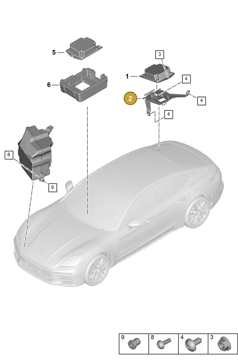 976035210A — Porsche Panamera (2023-2025) diagram p62901600, position 2
