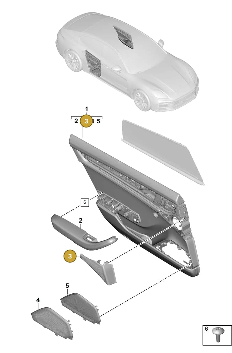976035794ABQ0 — Porsche Panamera (2023-2025) diagram p62808510, position 3