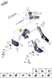 976119364 Porsche Air Guide