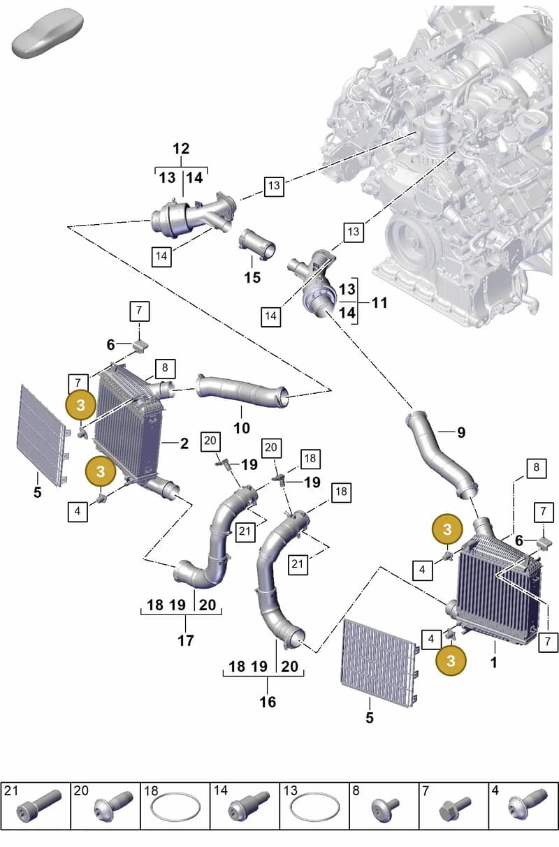 976145808 — Porsche Panamera (2023-2025) diagram p62107200, position 3