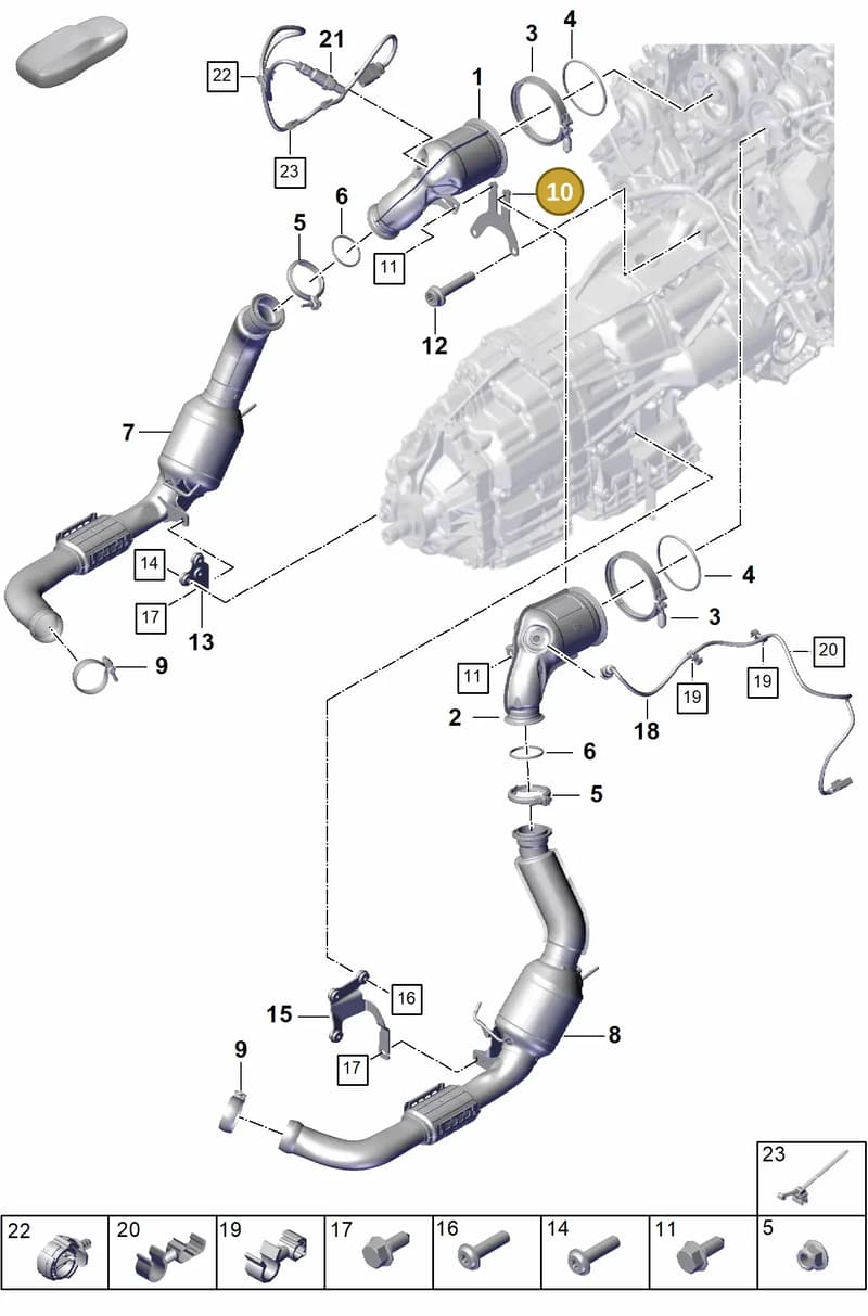 976253047C — Porsche Panamera (2023-2025) diagram p62202230, position 10