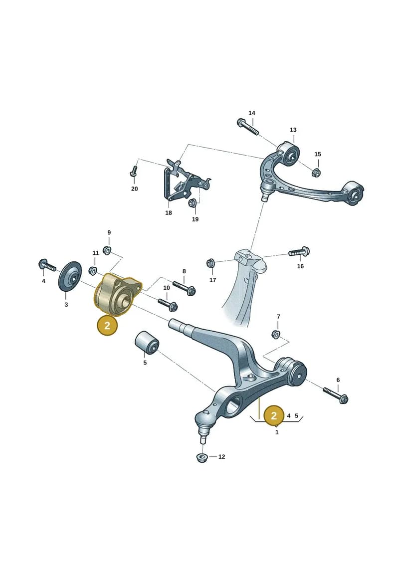 976407183 — Audi RS e-tron GT (2020-2025) diagram 4j1407010, position 2