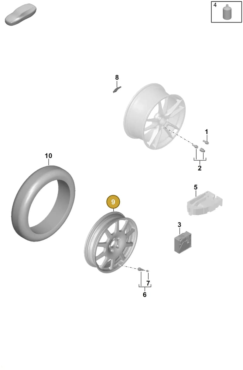 976601017 — Porsche Panamera (2023-2025) diagram p62601030, position 9