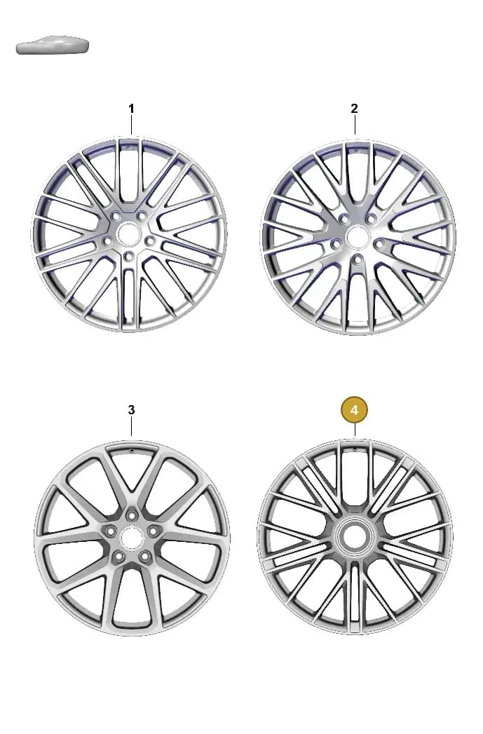 976601025QJE1 — Porsche Panamera (2023-2025) diagram p62601200, position 4