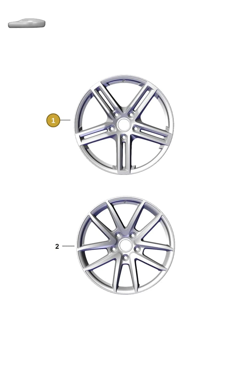 976601025QOZ1 — Porsche Panamera (2023-2025) diagram p62601000, position 1