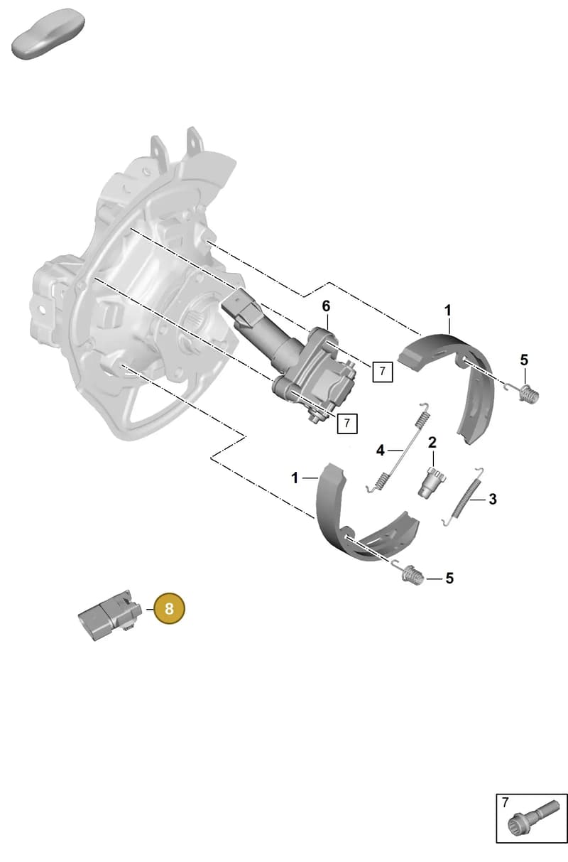 976609404 — Porsche Panamera (2023-2025) diagram p62603600, position 8