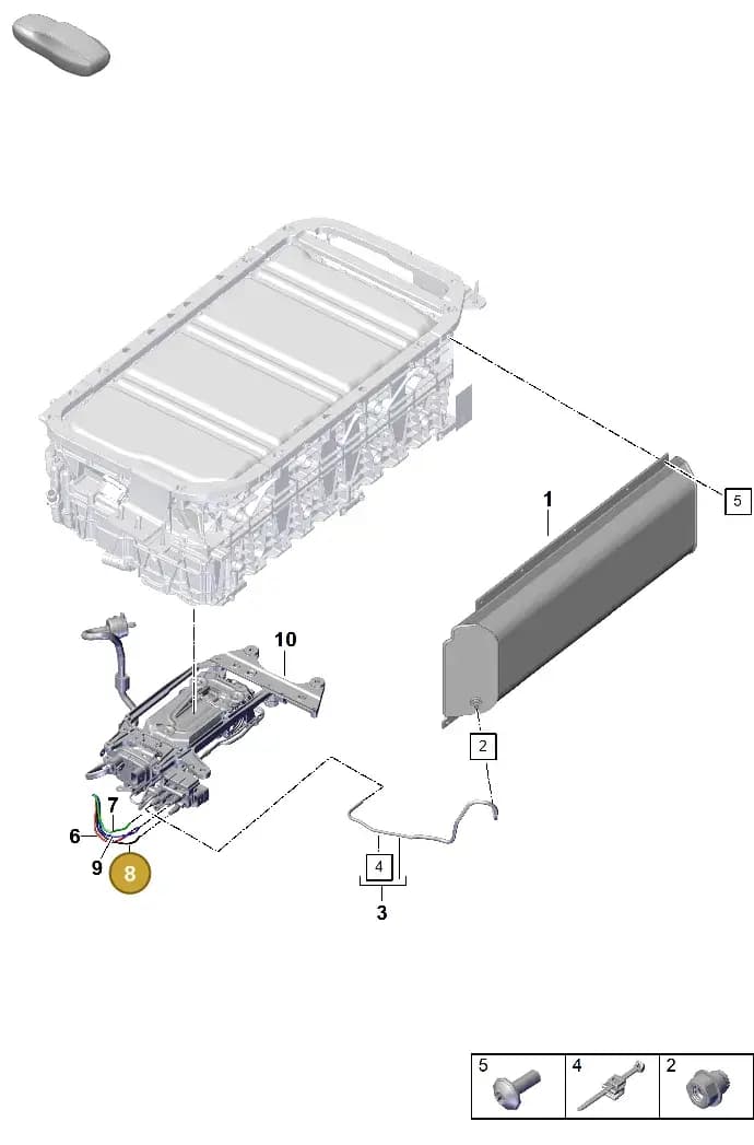 976616647A — Porsche Panamera (2023-2025) diagram p62504060, position 8