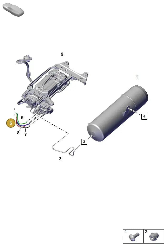 976616675B — Porsche Panamera (2023-2025) diagram p62504050, position 5