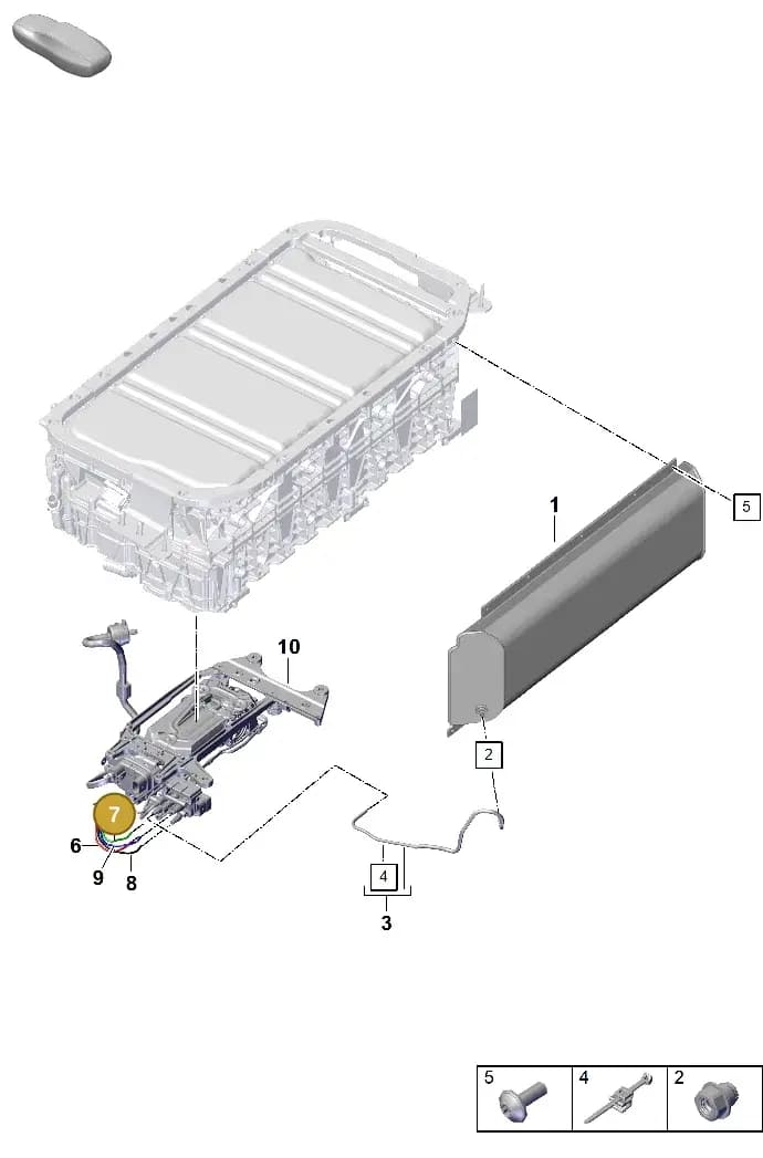 976616715B — Porsche Panamera (2023-2025) diagram p62504060, position 7