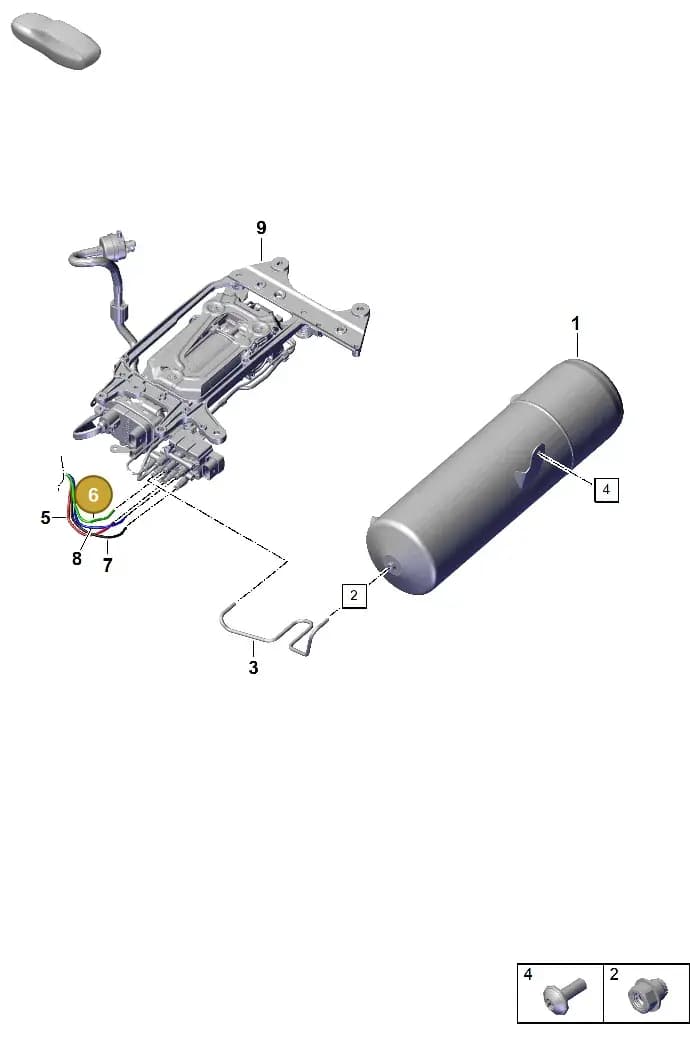 976616715C — Porsche Panamera (2023-2025) diagram p62504050, position 6