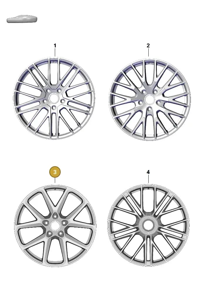 976698025AJE1 — Porsche Panamera (2023-2025) diagram p62601200, position 3