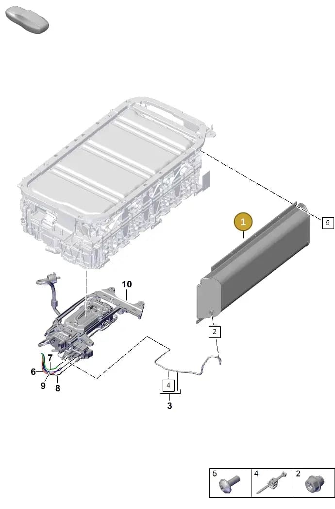976804477 — Porsche Panamera (2023-2025) diagram p62504060, position 1