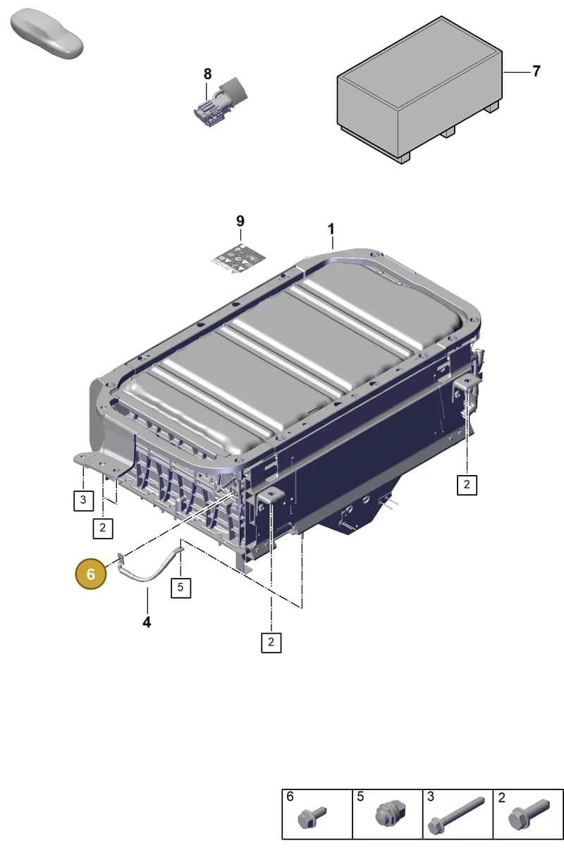 976804918A — Porsche Panamera (2023-2025) diagram p62251000, position 6