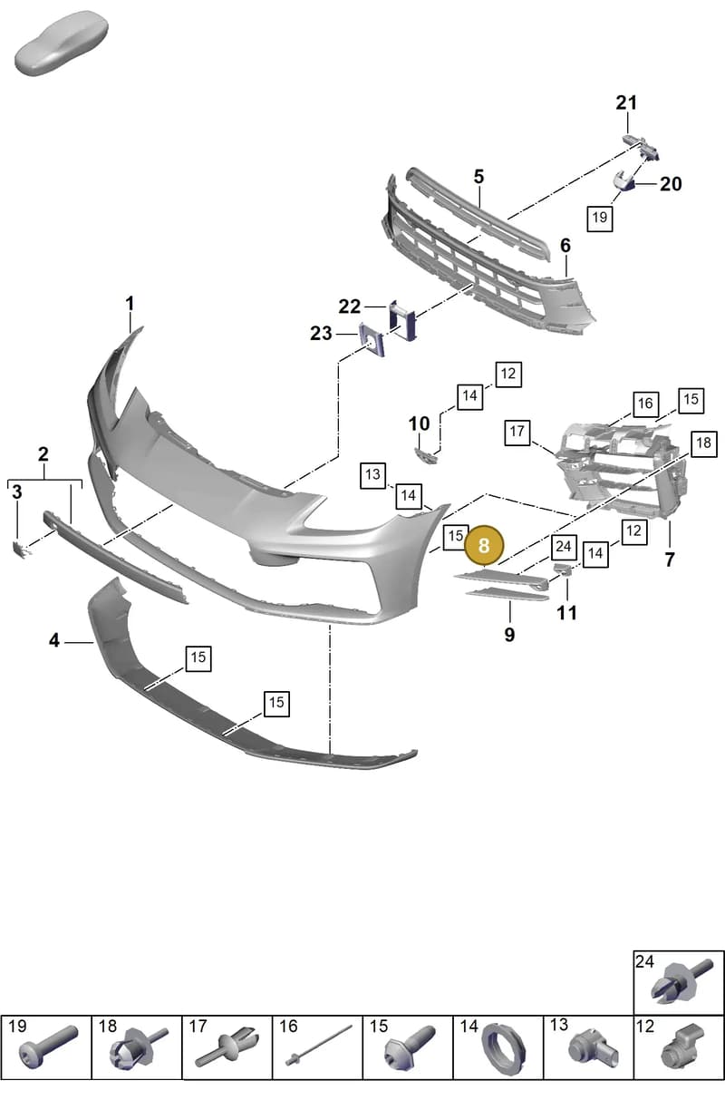 976807877COK1 — Porsche Panamera (2023-2025) diagram p62802000, position 8