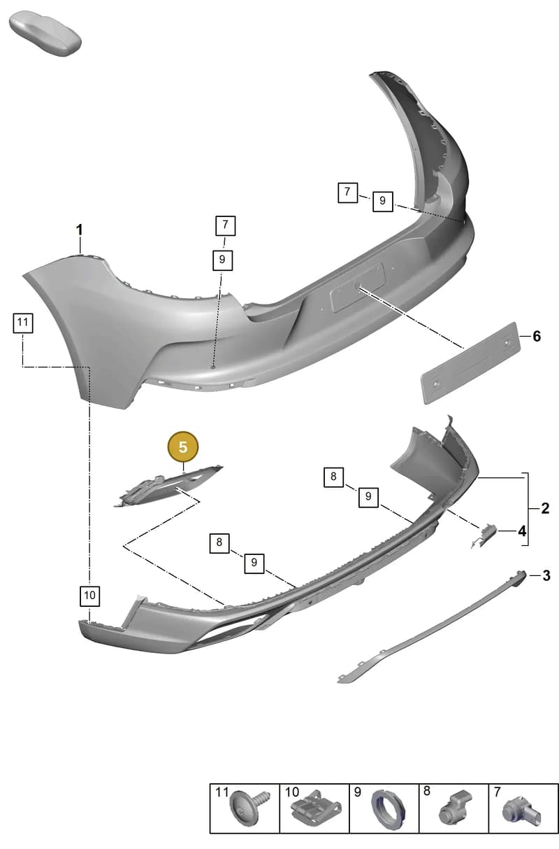 976807952OK1 — Porsche Panamera (2023-2025) diagram p62802510, position 5