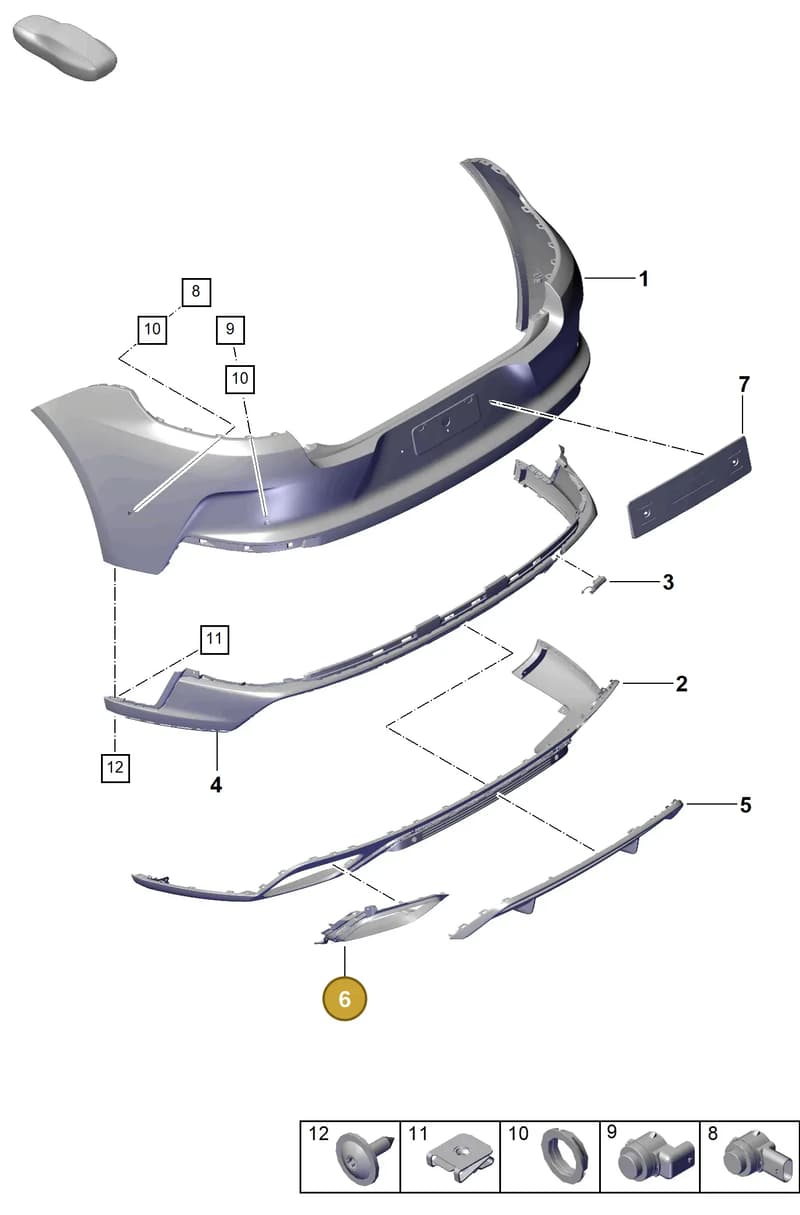 976807952OK1 — Porsche Panamera (2023-2025) diagram p62802520, position 6