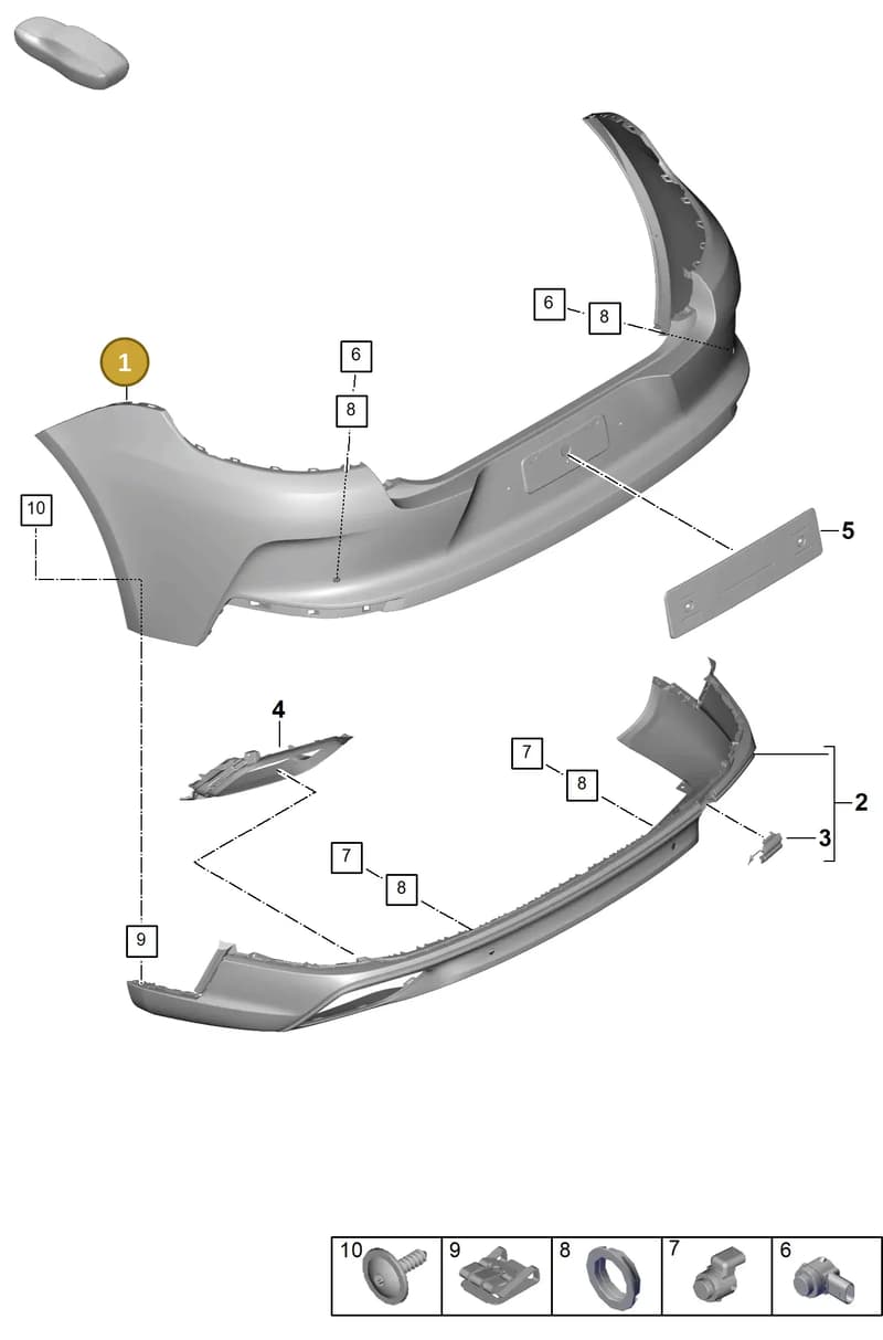 976807983AY — Porsche Panamera (2023-2025) diagram p62802500, position 1