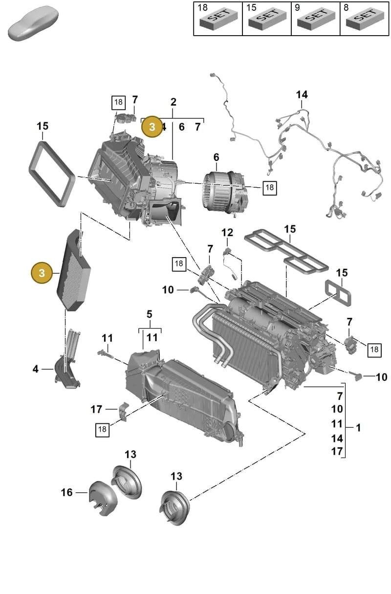 976819429 — Porsche Panamera (2023-2025) diagram p62814000, position 3
