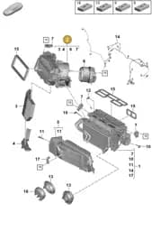 976820155B Porsche A/C System