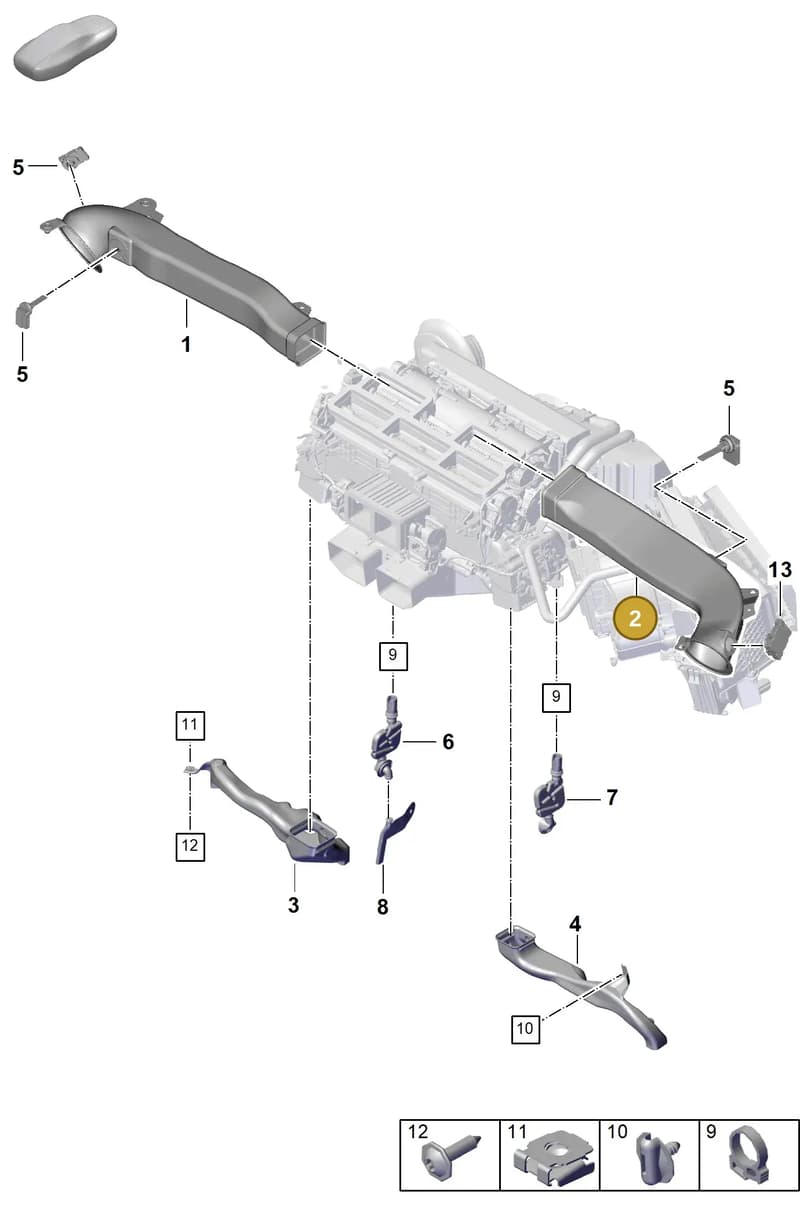 976820715A — Porsche Panamera (2023-2025) diagram p62813610, position 2