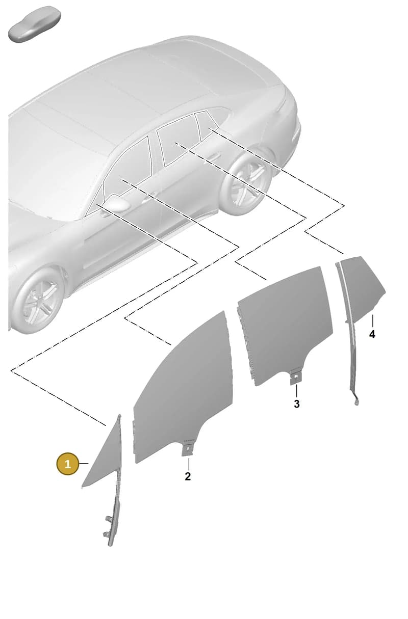 976845298C — Porsche Panamera (2023-2025) diagram p62805010, position 1