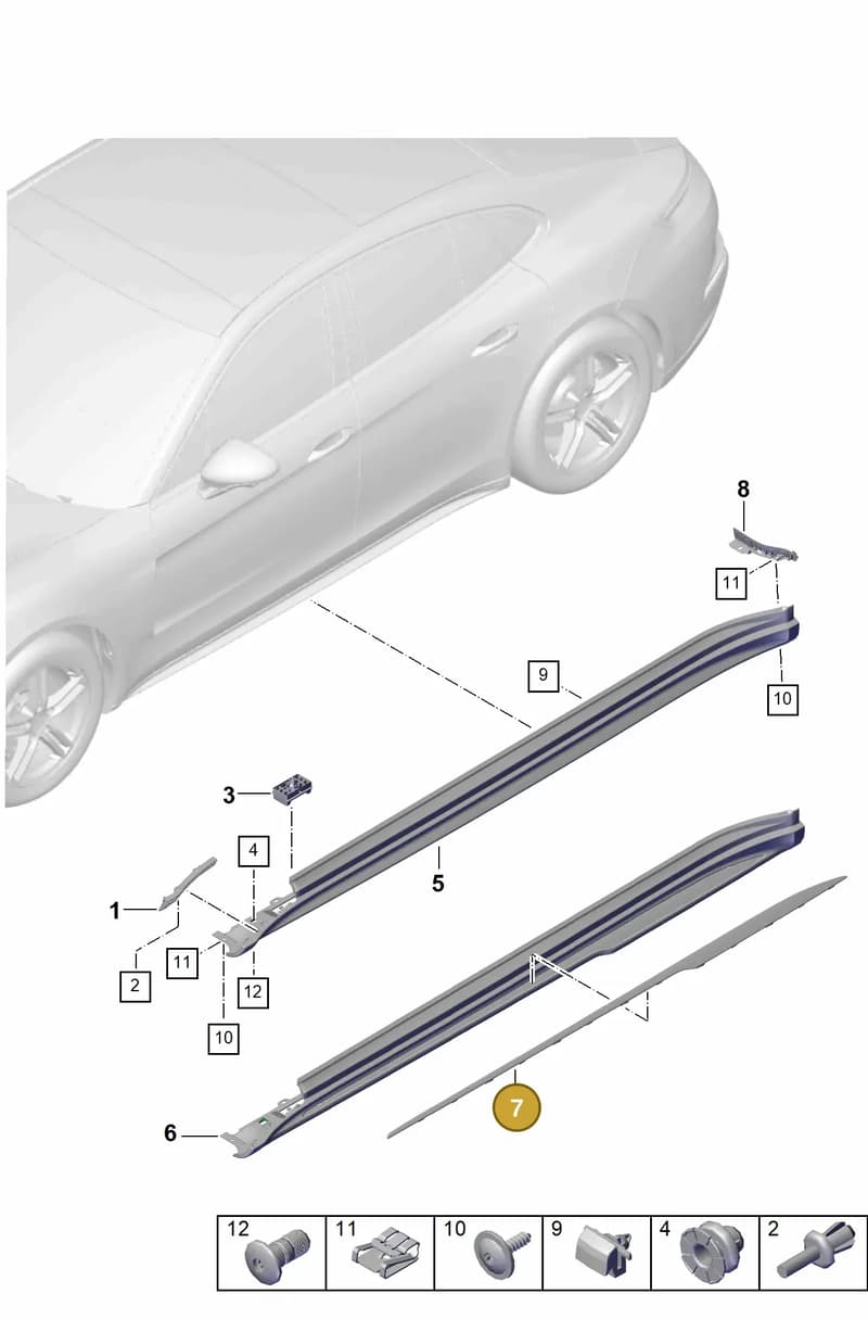 976853253G2X — Porsche Panamera (2023-2025) diagram p62810200, position 7