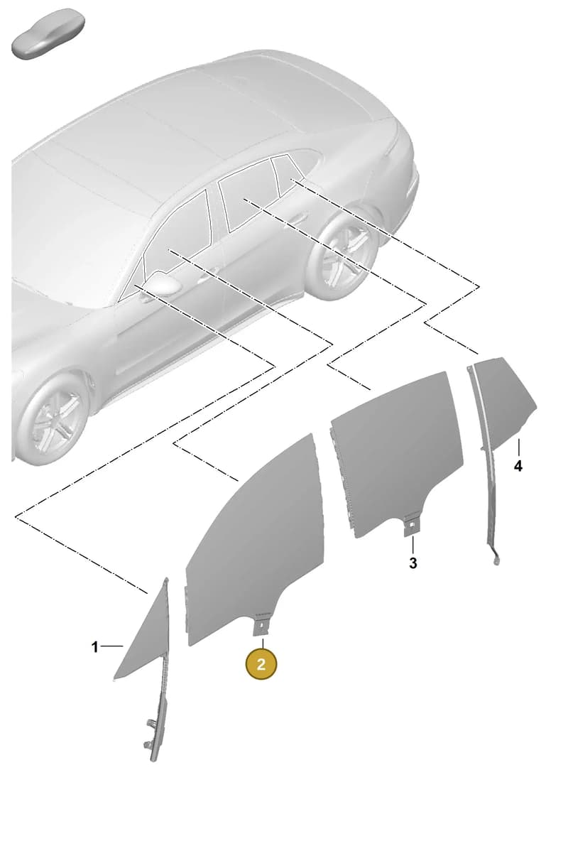 976854700B041 — Porsche Panamera (2023-2025) diagram p62805010, position 2