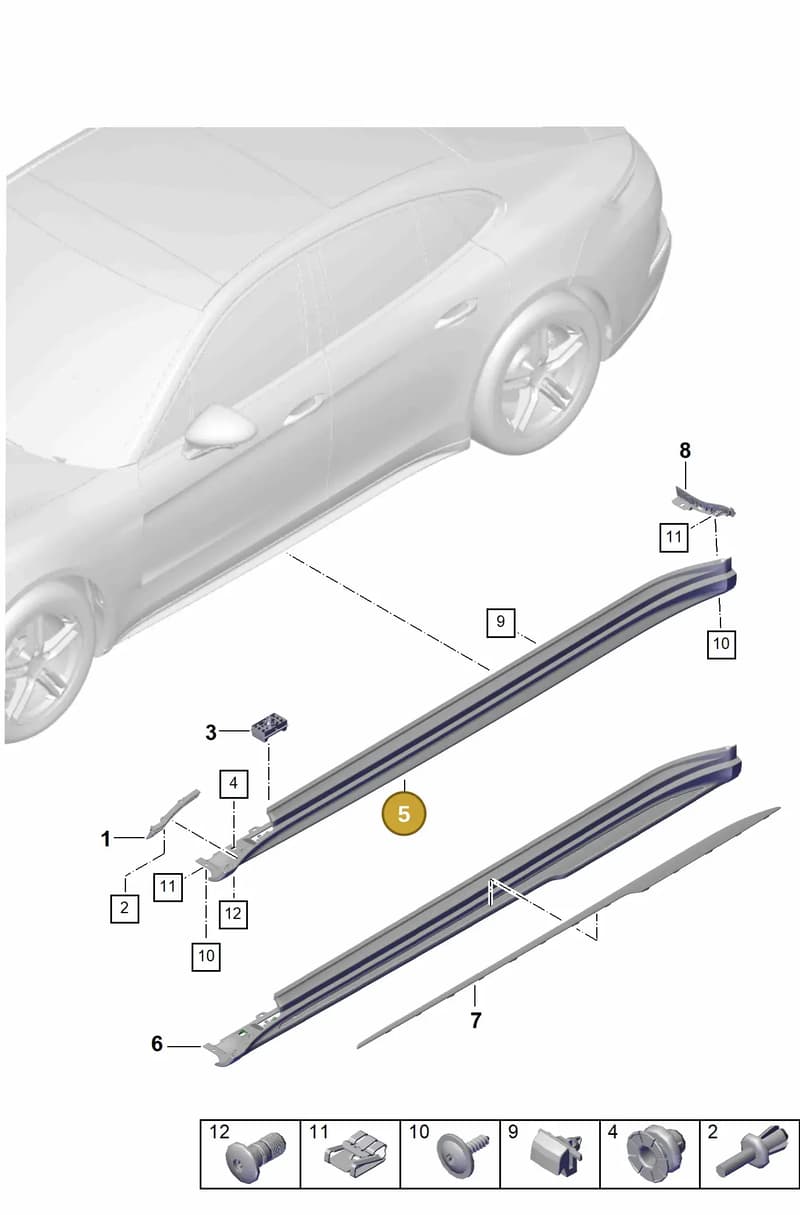 976854883COK1 — Porsche Panamera (2023-2025) diagram p62810200, position 5