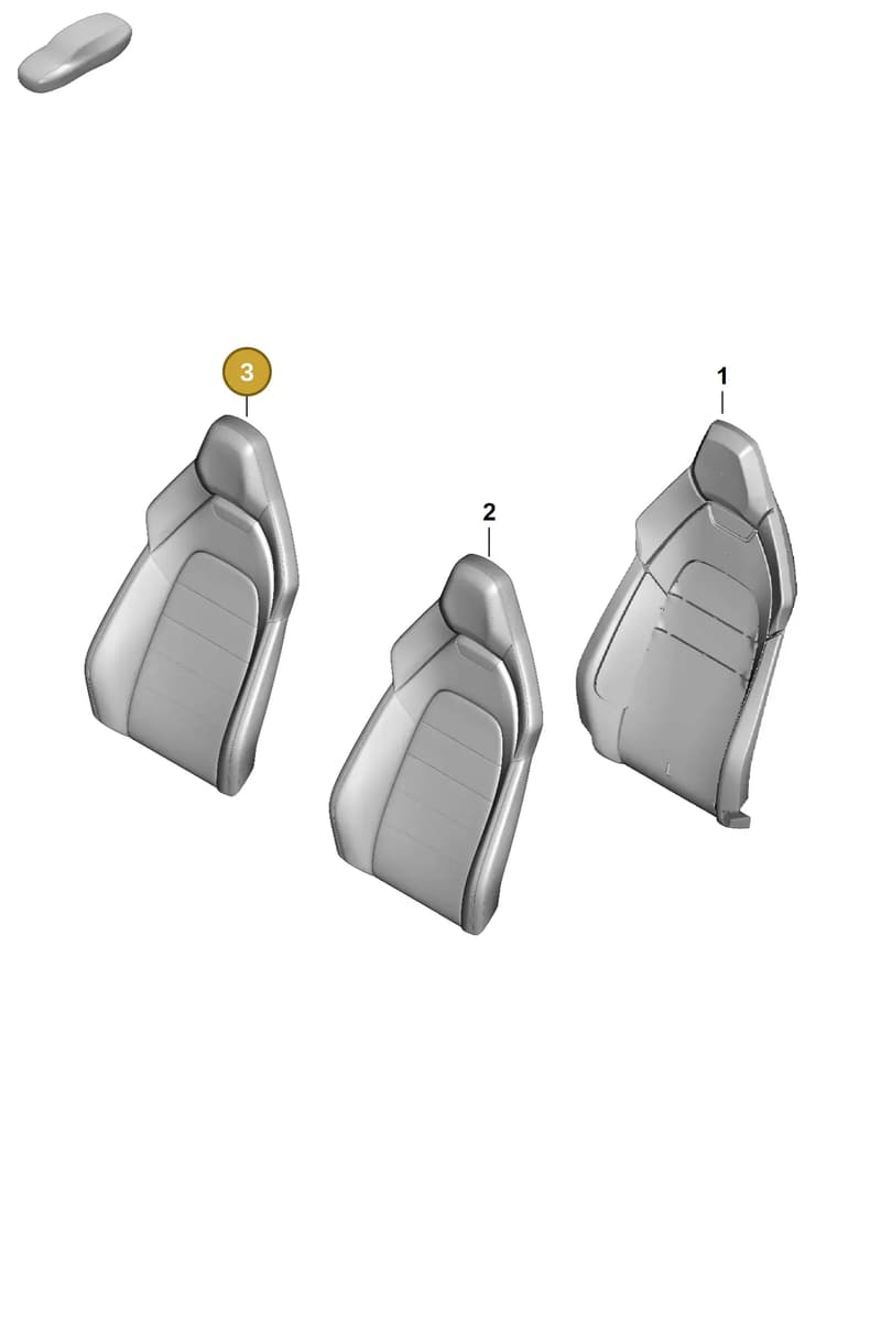 976881806BJBLK — Porsche Panamera (2023-2025) diagram p62817310, position 3