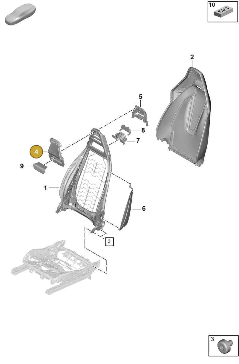 976882753 — Porsche Panamera (2023-2025) diagram p62817020, position 4