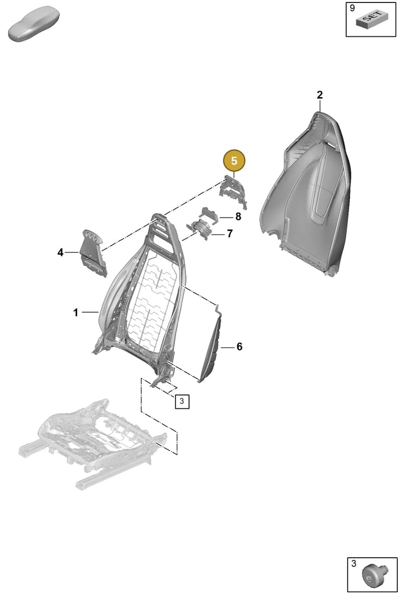 976882754 — Porsche Panamera (2023-2025) diagram p62817000, position 5