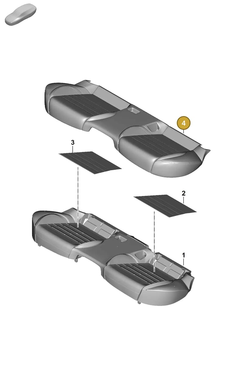 976885405HBLK — Porsche Panamera (2023-2025) diagram p62818420, position 4