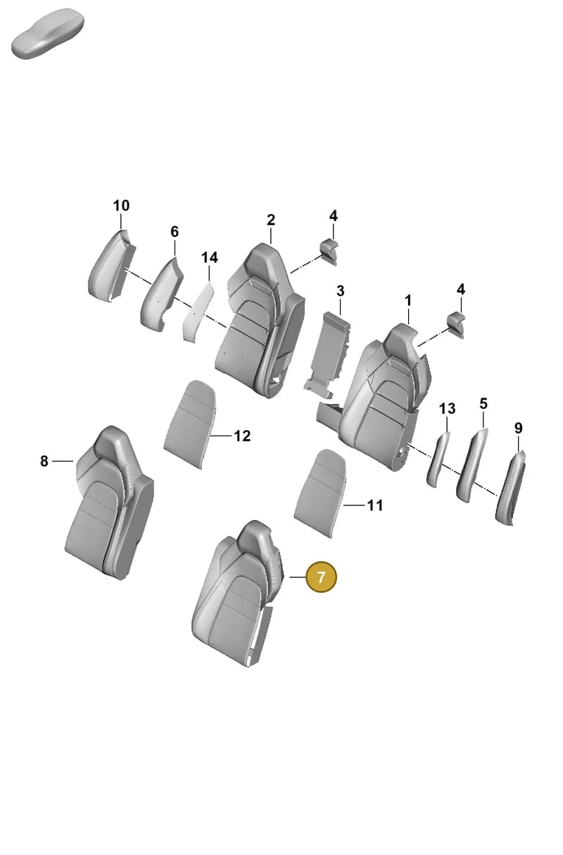 976885805DRNA0 — Porsche Panamera (2023-2025) diagram p62818300, position 7