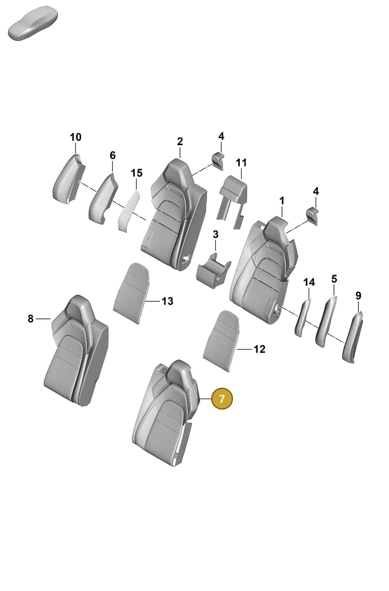 976885805DTNA0 — Porsche Panamera (2023-2025) diagram p62818320, position 7