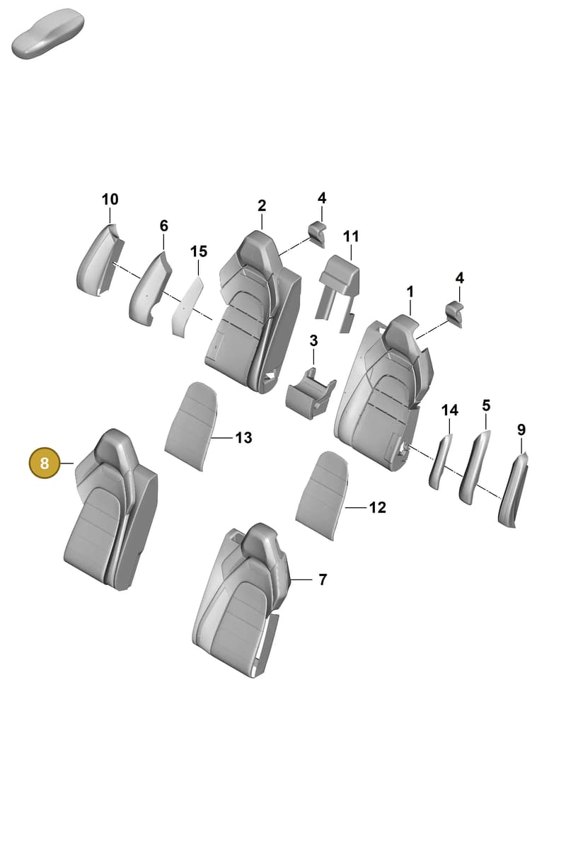 976885806CLNA0 — Porsche Panamera (2023-2025) diagram p62818320, position 8