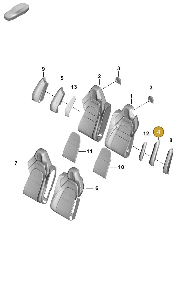976885891B — Porsche Panamera (2023-2025) diagram p62818315, position 4