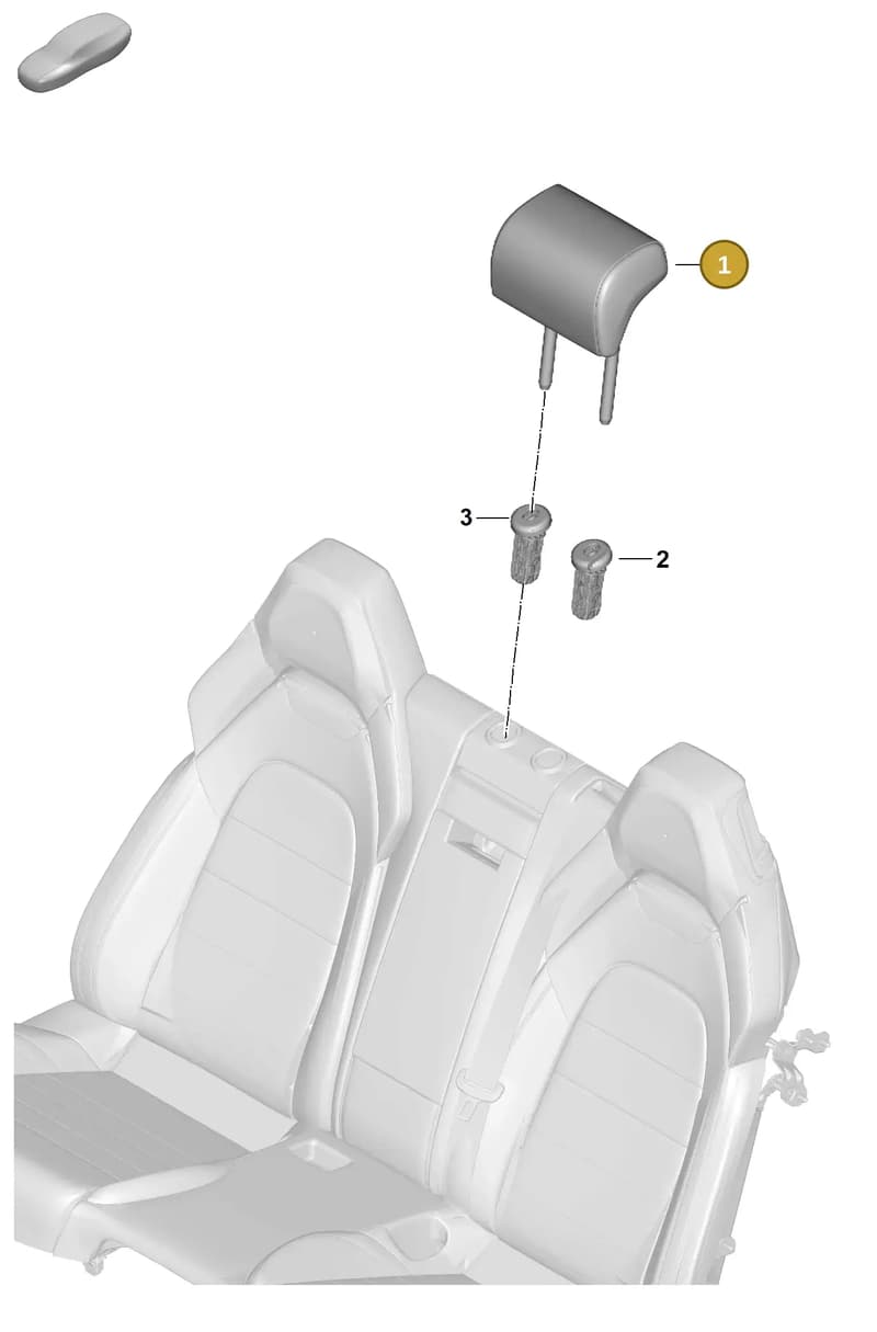 976885900DBLK — Porsche Panamera (2023-2025) diagram p62818220, position 1
