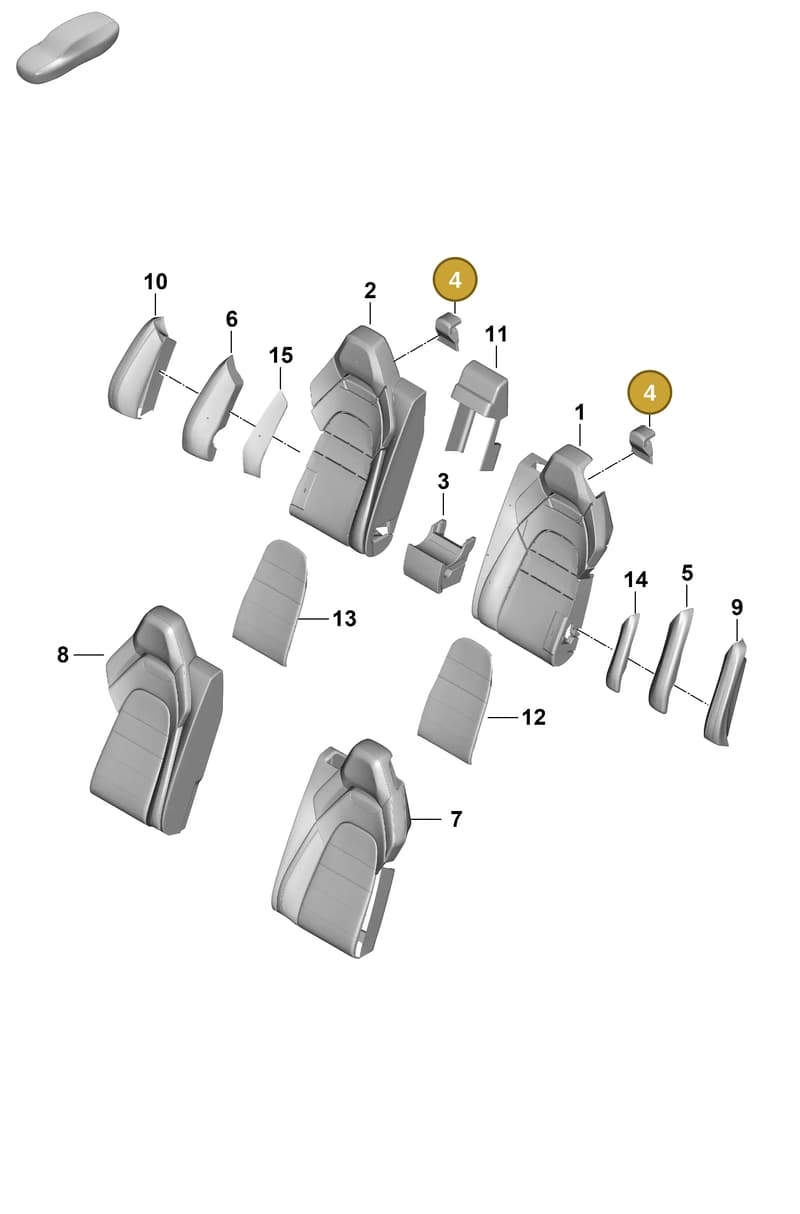 976885913 — Porsche Panamera (2023-2025) diagram p62818320, position 4
