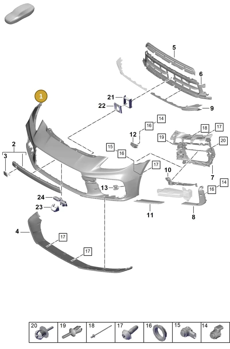 976898010C — Porsche Panamera (2023-2025) diagram p62802010, position 1