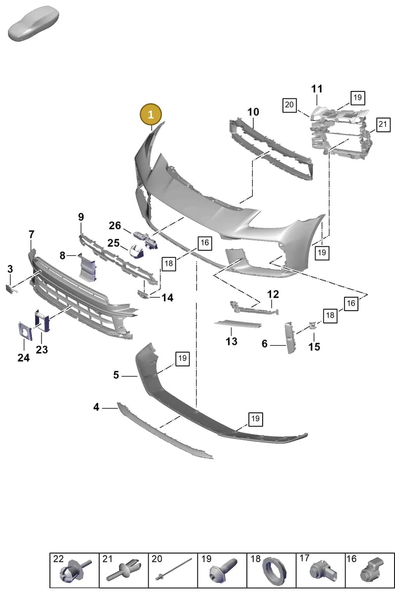 976898010K — Porsche Panamera (2023-2025) diagram p62802020, position 1