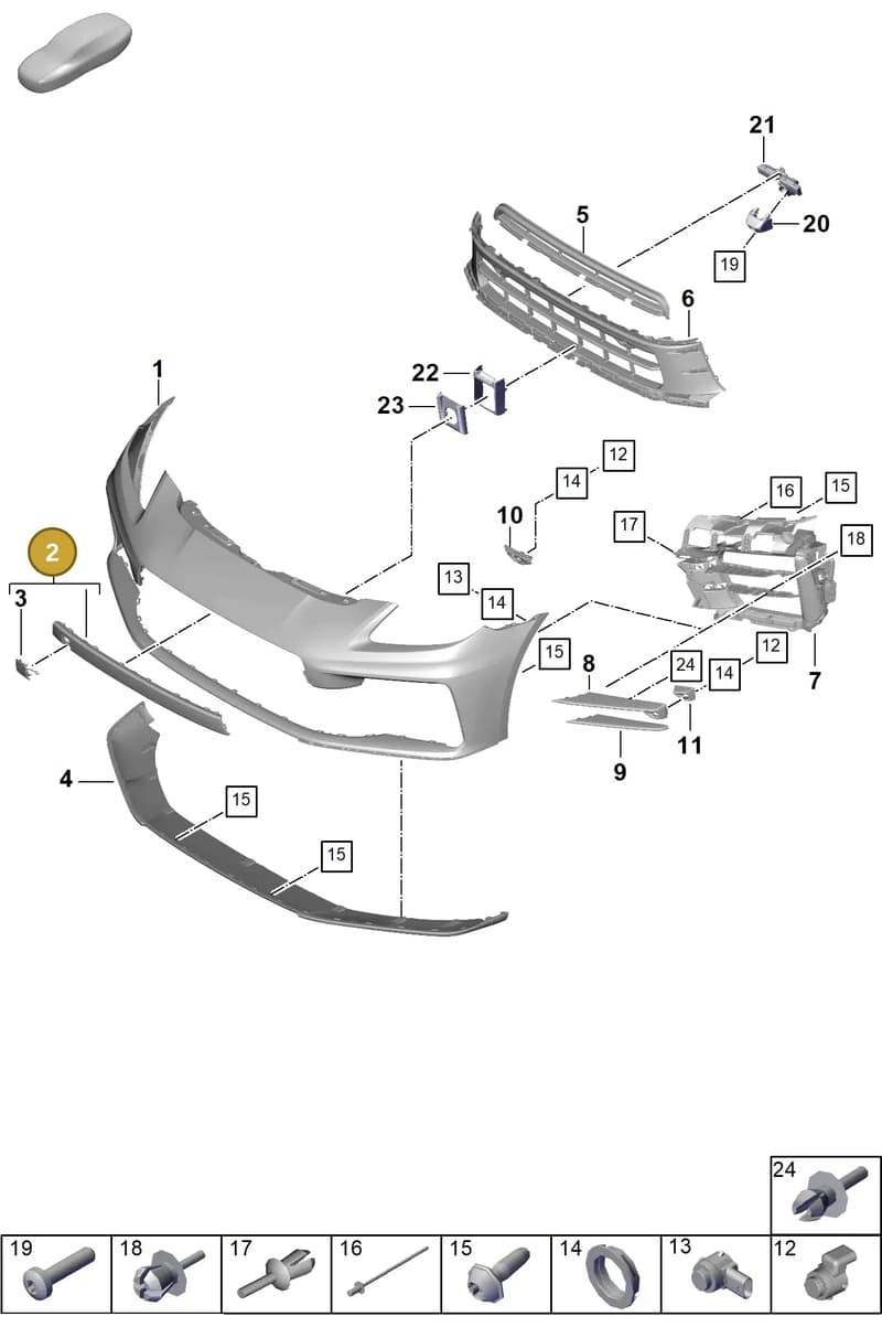 976898010M — Porsche Panamera (2023-2025) diagram p62802000, position 2