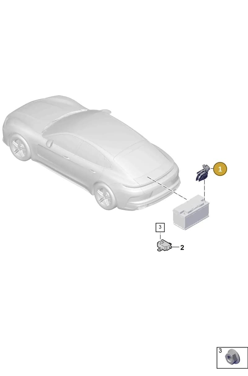 976915459A — Porsche Panamera (2023-2025) diagram p62902050, position 1