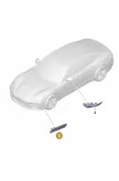 976945072B Porsche Side Marker Light