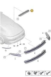 976945087E Porsche Additional Brake Light