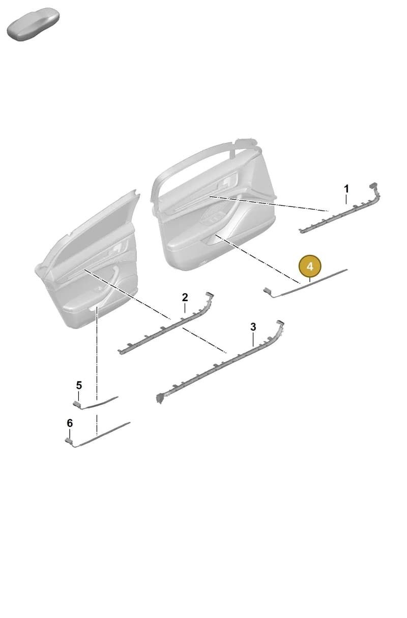 976947094B — Porsche Panamera (2023-2025) diagram p62905300, position 4