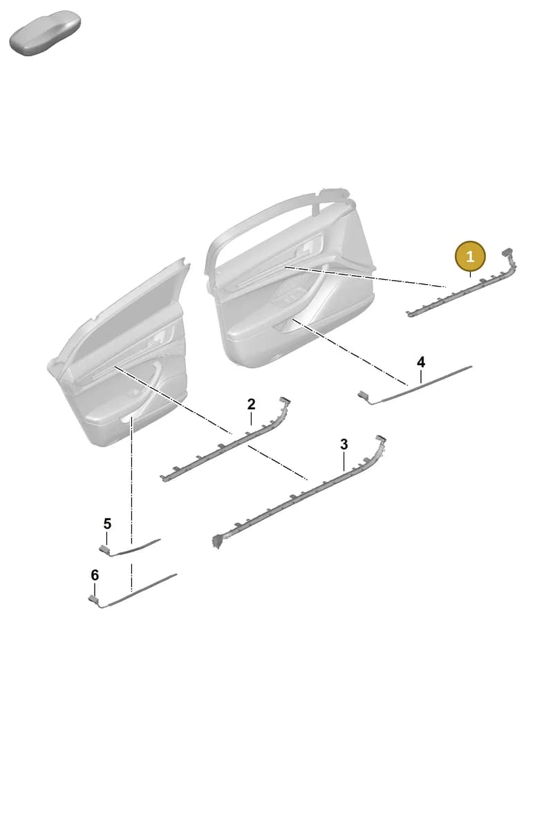 976947227B — Porsche Panamera (2023-2025) diagram p62905300, position 1