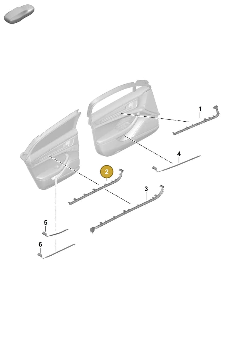976947229B — Porsche Panamera (2023-2025) diagram p62905300, position 2