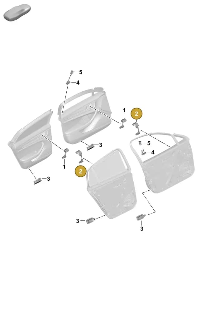 976947268 — Porsche Panamera (2023-2025) diagram p62905100, position 2