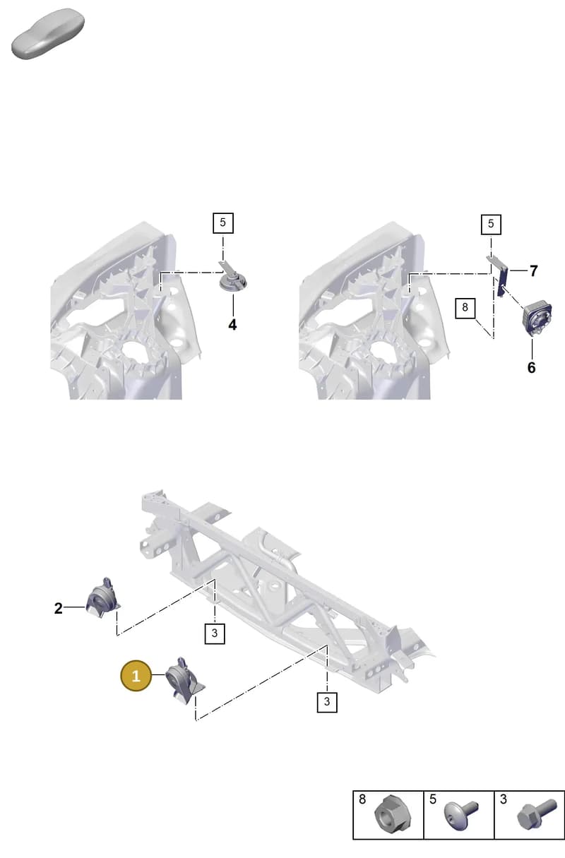 976951211 — Porsche Panamera (2023-2025) diagram p62905000, position 1