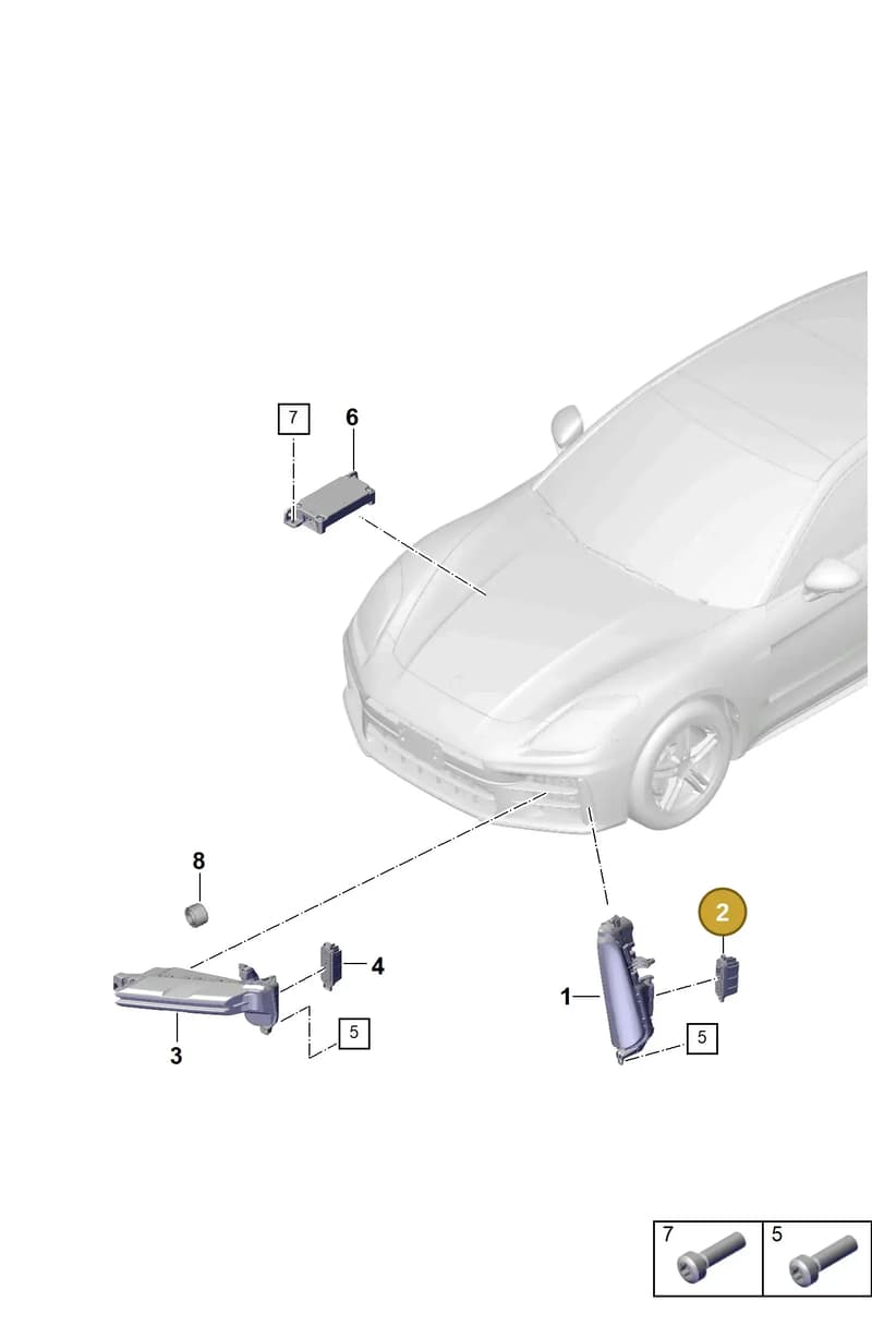 976953021 — Porsche Panamera (2023-2025) diagram p62908200, position 2
